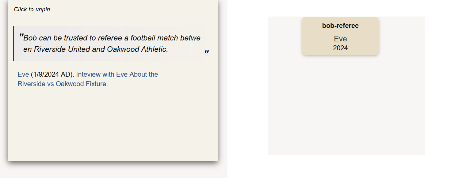 Argument example